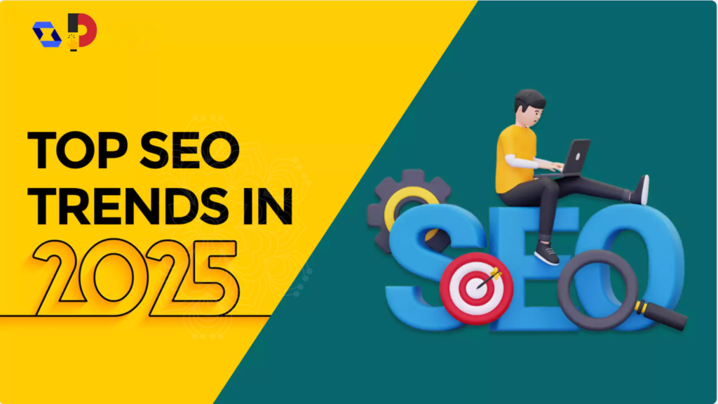 "SEO trends 2025: AI, voice search, Core Web Vitals, and key strategies for staying competitive in digital marketing."